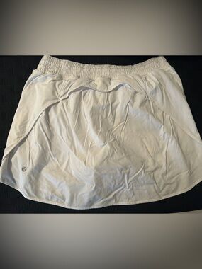 lululemon athletica White Athletic Skirt with Built-In Shorts